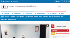 Desktop Screenshot of laredoisd.org